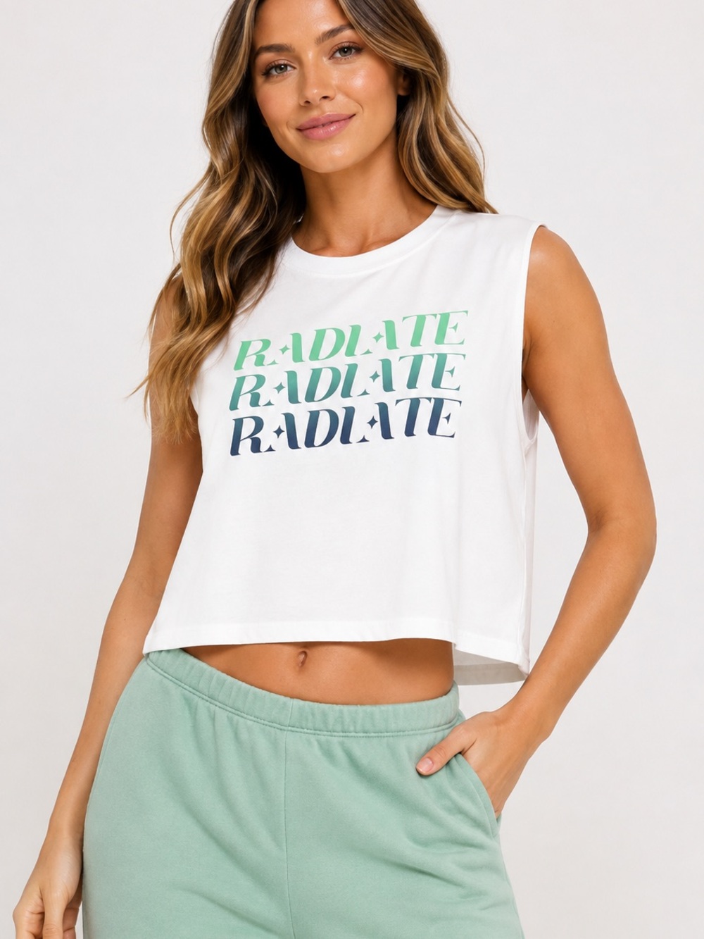 Spiritual Gangster Callie Radiate Crop Tank